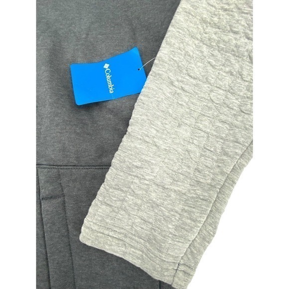 NEW Columbia Sunday Summit Oversized Grey Funnel Neck Women’s Sweatshirt Size L - Picture 5 of 16